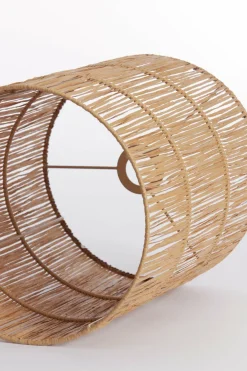 Light en Living Kap cilinder 40-40-50 cm LANZANO raffia naturel Best