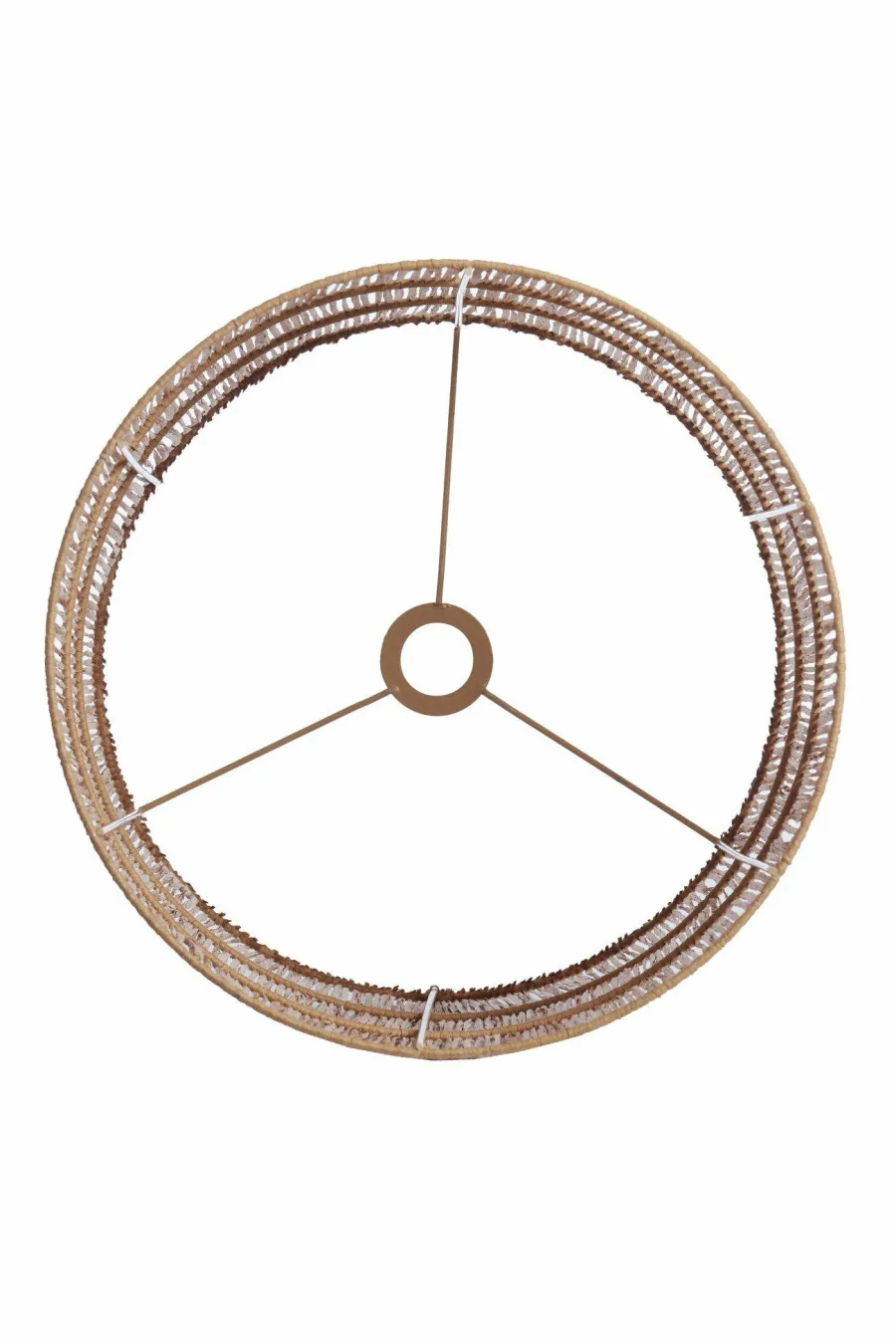 Light en Living Kap cilinder 40-40-50 cm LANZANO raffia naturel Best