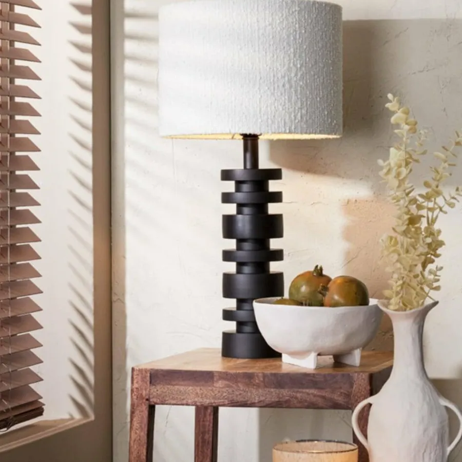 Light en Living Kap cilinder BOLERO wit - Diverse maten New