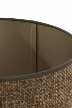 Light en Living Kap cilinder SAVERNA donker bruin - diverse afmetingen Hot