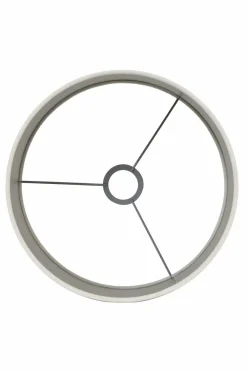 Light en Living Kap cilinder 30-30-21 cm VELOURS off white