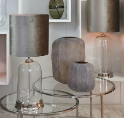 Light en Living Kap cilinder ZINC taupe Ø 40 cm Sale