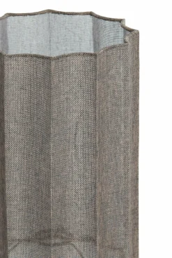 Light en Living Kap cilinder 24-24-35 cm DISLI linnen bruin Hot