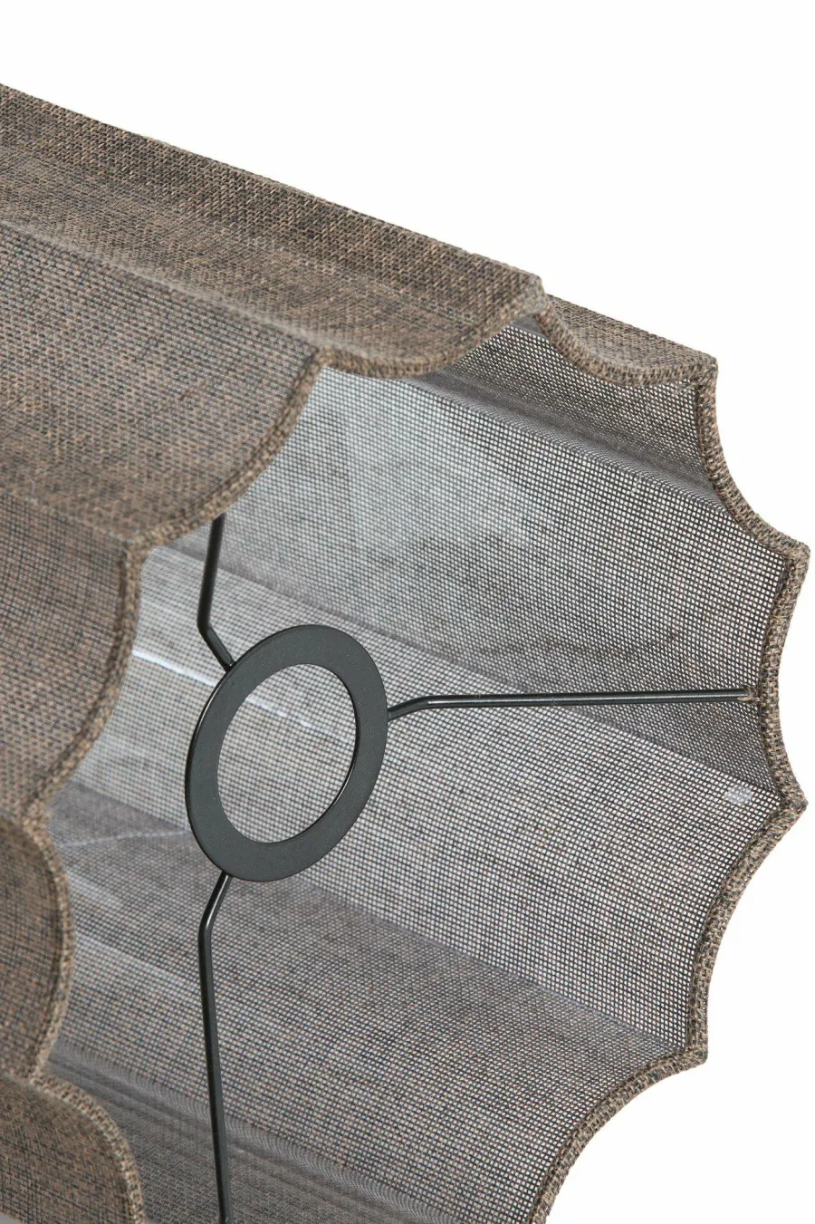 Light en Living Kap cilinder 24-24-35 cm DISLI linnen bruin Hot