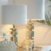 Light en Living Kap cilinder 25-25-18 cm VELOURS off white Best