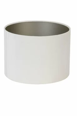 Light en Living Kap cilinder 25-25-18 cm VELOURS off white Best