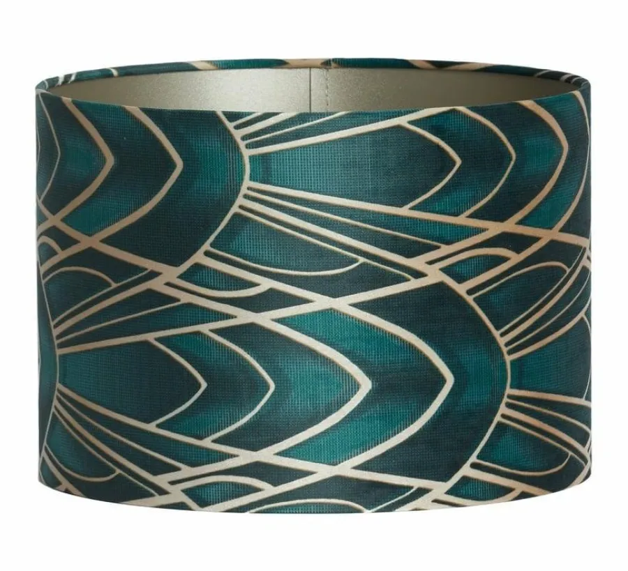 Light en Living Kap cilinder 30-30-21 cm TIARA groen Outlet