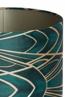Light en Living Kap cilinder 30-30-21 cm TIARA groen Outlet