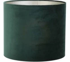 Light en Living Kap cilinder VELOURS dutch green - Diverse maten Discount