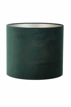 Light en Living Kap cilinder VELOURS dutch green - Diverse maten Discount
