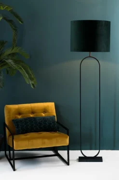 Light en Living Kap cilinder VELOURS dutch green - Diverse maten Discount
