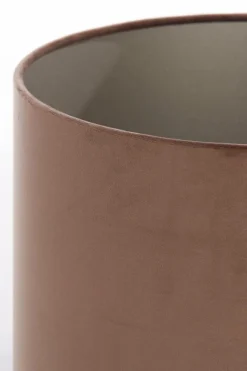 Light en Living Kap cilinder 40x40x30 cm VELOURS chocolade bruin Sale