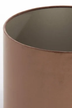 Light en Living Kap cilinder 40x40x30 cm VELOURS chocolade bruin Sale