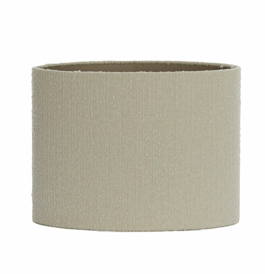 Light en Living Kap ovaal recht smal 38-17,5-28 cm BOLERO wit Discount