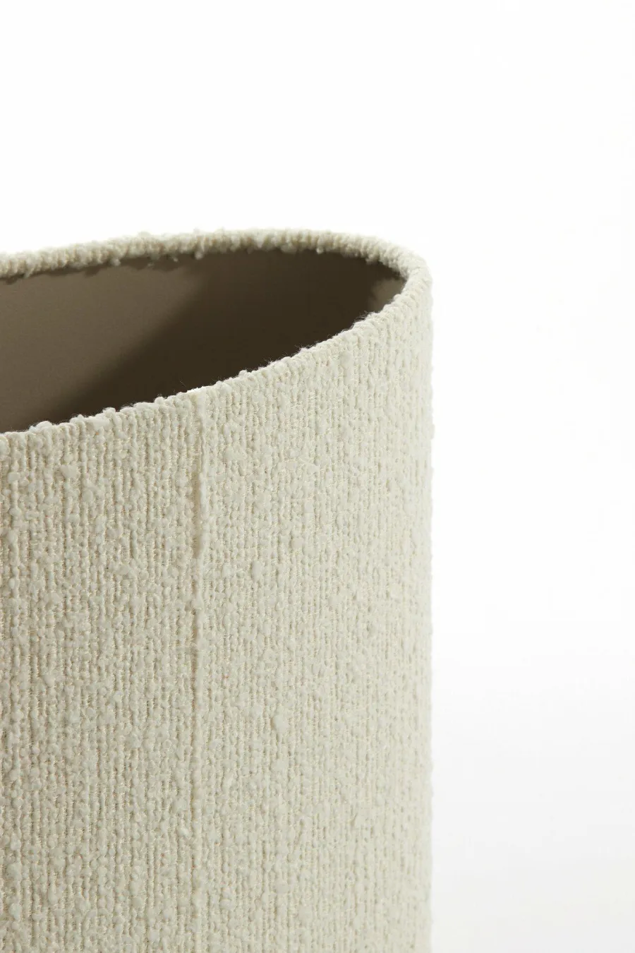 Light en Living Kap ovaal recht smal 38-17,5-28 cm BOLERO wit Discount