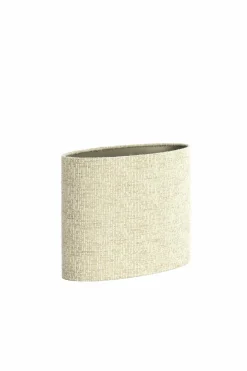Light en Living Kap ovaal recht smal hoog 38-17,5-28 cm RIF zand New