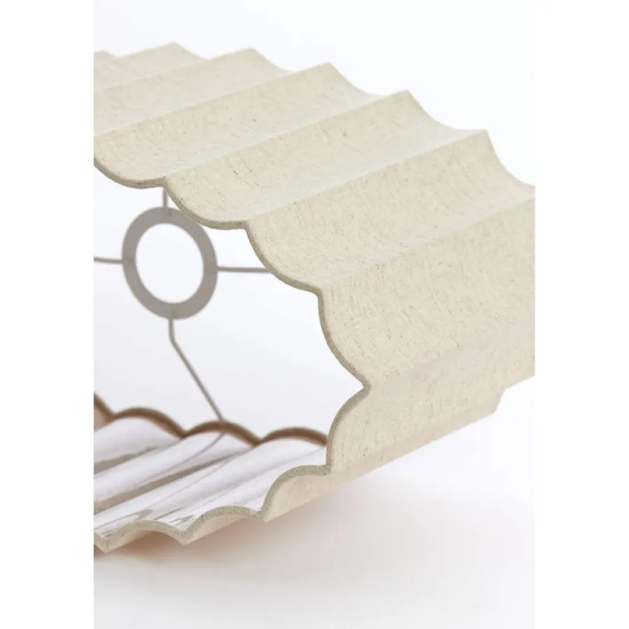 Light en Living Kap ovaal recht smal 38-17,5-19 cm DISLI naturel Outlet