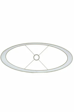 Light en Living Kap ovaal recht smal 58-24-32 cm SENDAI zand Hot