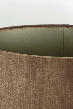 Light en Living Kap ovaal recht smal 45-21-22 cm LUBIS bruin Discount