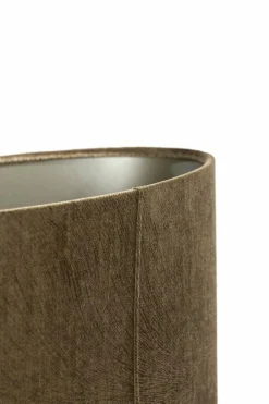 Light en Living Kap ovaal recht smal 45-21-22 cm LUBIS bruin Discount
