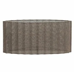 Light en Living Kap ovaal recht smal 45-21-22 cm DISLI linnen bruin Outlet