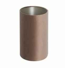 Light en Living Kap ovaal recht smal 38x17,5x28 cm VELOURS chocolade bruin Discount