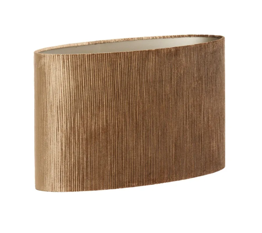 Light en Living Kap ovaal recht smal 45-21-32 cm FLAIR koper Hot