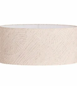 Light en Living Kap ovaal recht smal laag 58-24-27 cm STONE beige Outlet