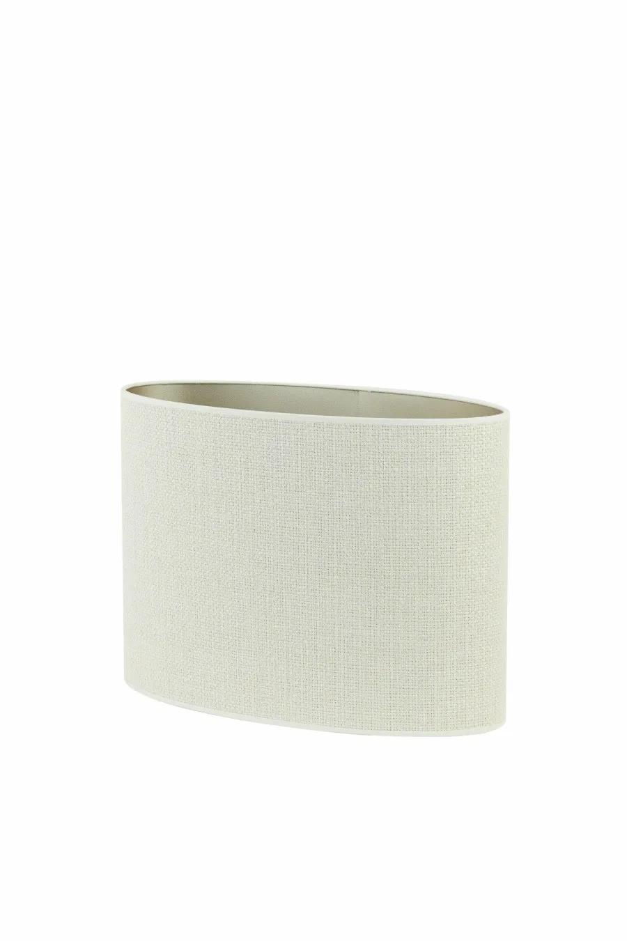 Light en Living Kap ovaal recht smal 45-21-32 cm SAVERNA eiwit New