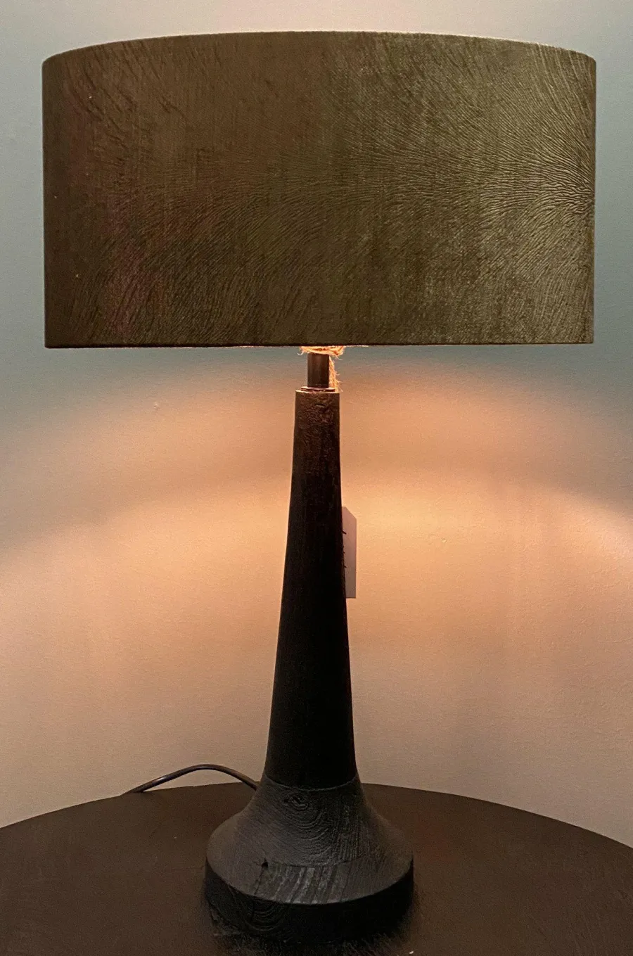 Light en Living Kap ovaal recht smal 38-17,5-19 cm LUBIS bruin Best
