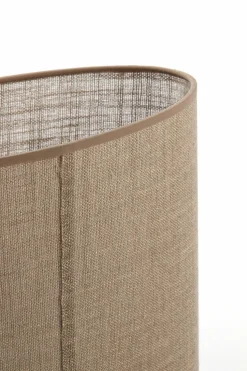 Light en Living Kap ovaal recht smal 45-21-32 cm CADEN beige Outlet