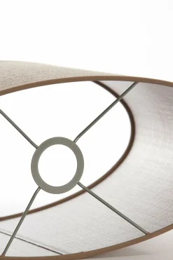 Light en Living Kap ovaal recht smal 45-21-32 cm CADEN beige Outlet