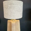 Light en Living Kap ovaal recht smal hoog 30-15-25 cm RIF zand
