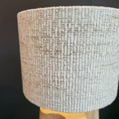 Light en Living Kap ovaal recht smal hoog 30-15-25 cm RIF zand