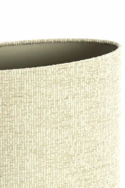 Light en Living Kap ovaal recht smal hoog 30-15-25 cm RIF zand