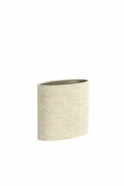 Light en Living Kap ovaal recht smal hoog 30-15-25 cm RIF zand