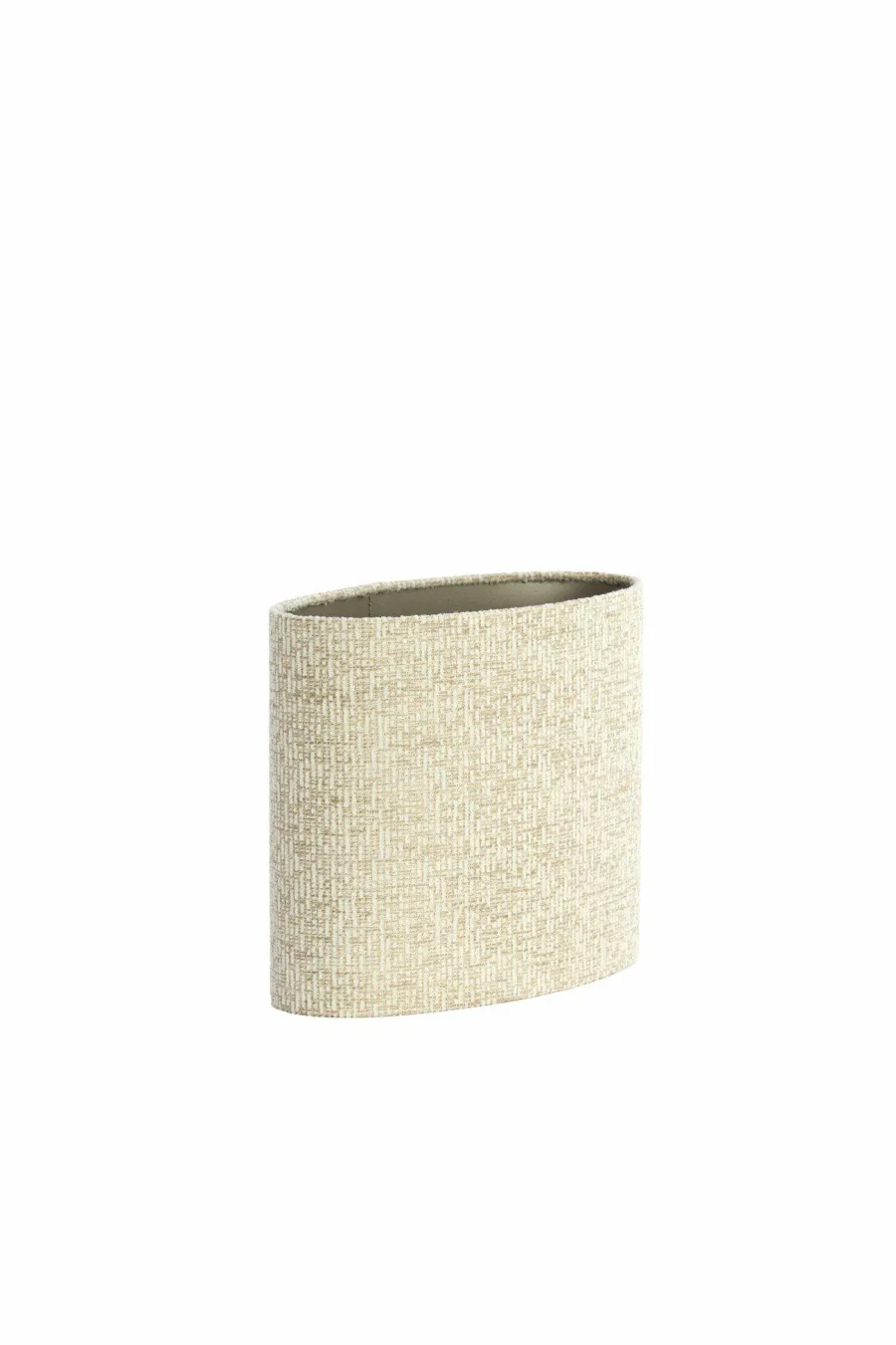 Light en Living Kap ovaal recht smal hoog 30-15-25 cm RIF zand