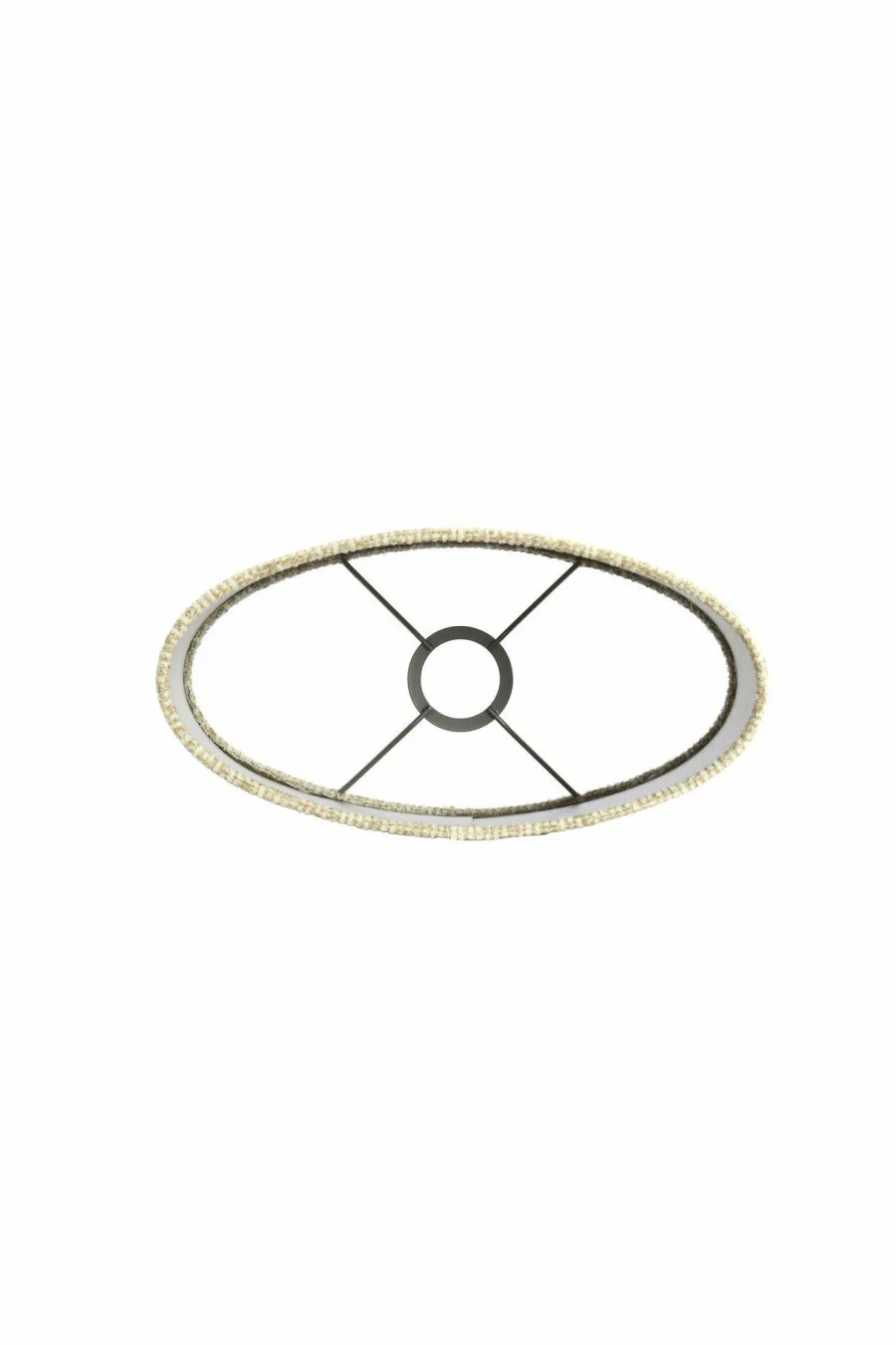 Light en Living Kap ovaal recht smal hoog 30-15-25 cm RIF zand