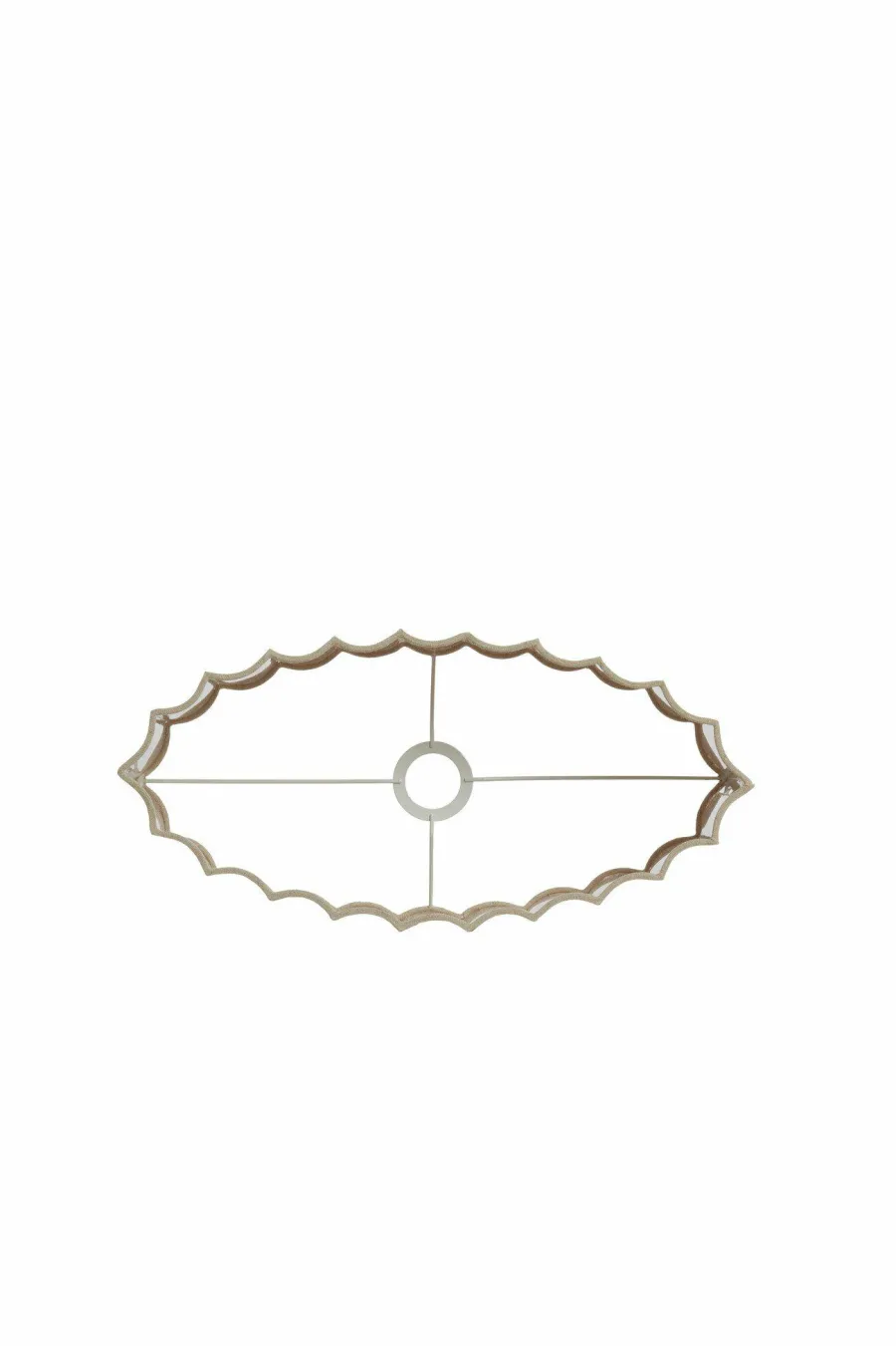 Light en Living Kap ovaal recht smal 58-24-27 cm DISLI naturel Outlet