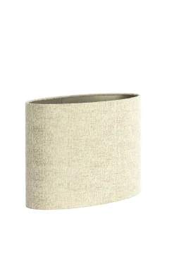 Light en Living Kap ovaal recht smal hoog 45-21-32 cm RIF zand Outlet