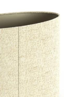 Light en Living Kap ovaal recht smal hoog 45-21-32 cm RIF zand Outlet