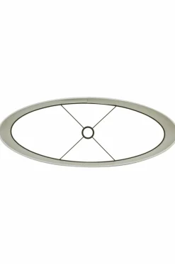 Light en Living Kap ovaal recht smal 58-24-32 cm SAVERNA eiwit Sale