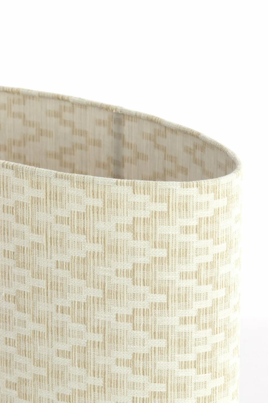 Light en Living Kap ovaal recht smal hoog 45-21-22 cm JINX wit Clearance