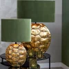 Light en Living Kap ovaal VELOURS Dusty groen Outlet