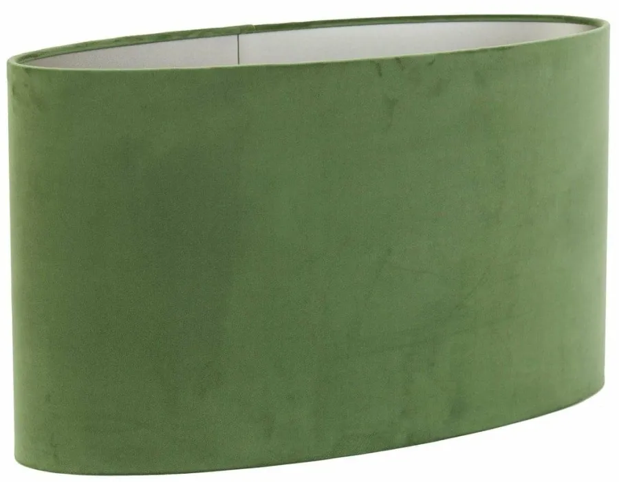 Light en Living Kap ovaal VELOURS Dusty groen Outlet