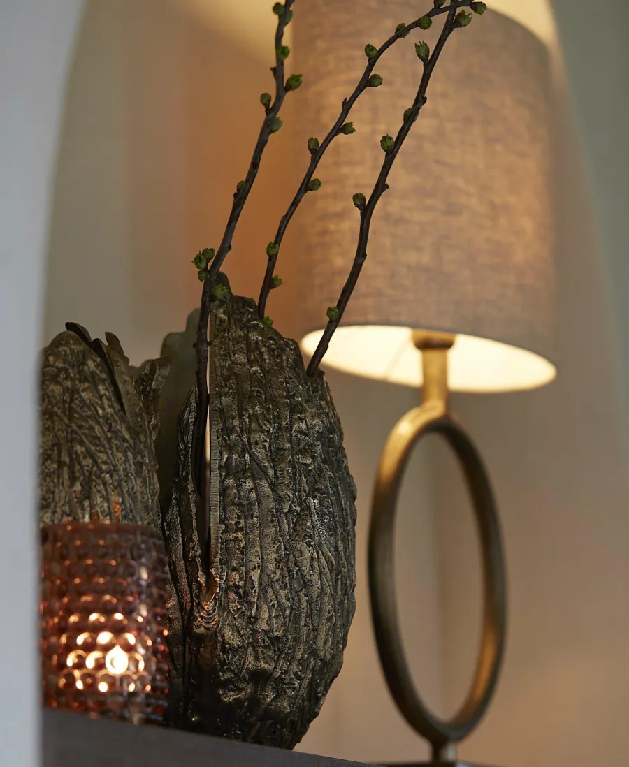 Light en Living Kap ovaal recht smal 45-21-32 cm LIVIGNO naturel
