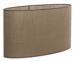 Light en Living Kap ovaal recht smal 58-24-32 cm CADEN beige
