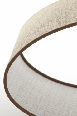 Light en Living Kap ovaal recht smal 58-24-32 cm CADEN beige