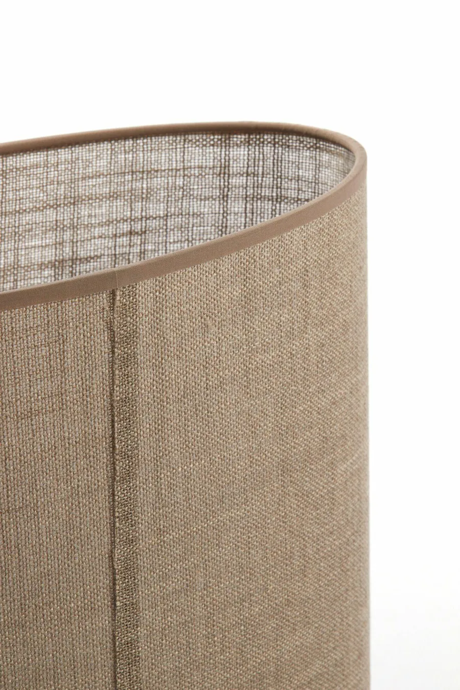 Light en Living Kap ovaal recht smal 58-24-32 cm CADEN beige