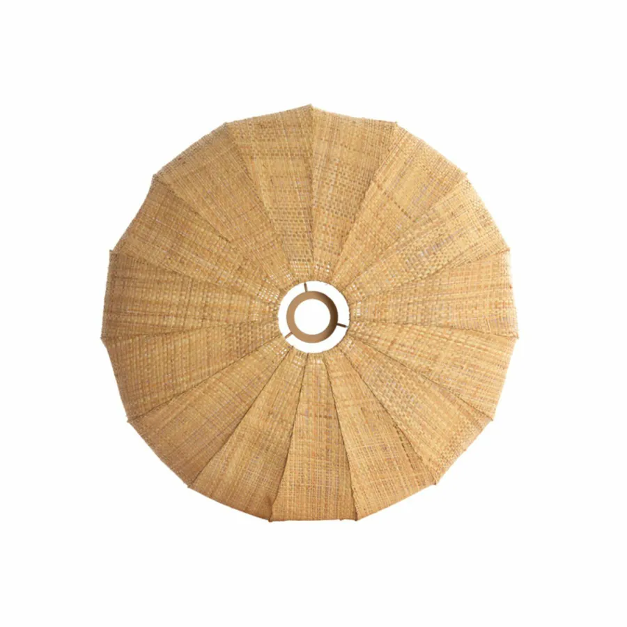 Light en Living Kap Ø50x21 cm RAFIKA raffia naturel New